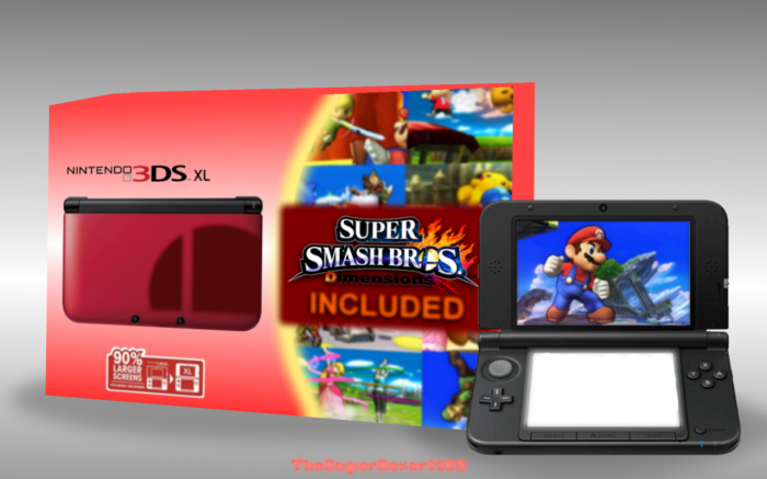 Super Smash Bros. Dimensions Limited Edition 3DS XL box art cover