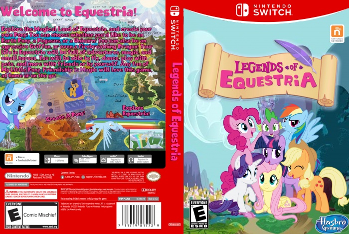 Legends of Equestria box art cover