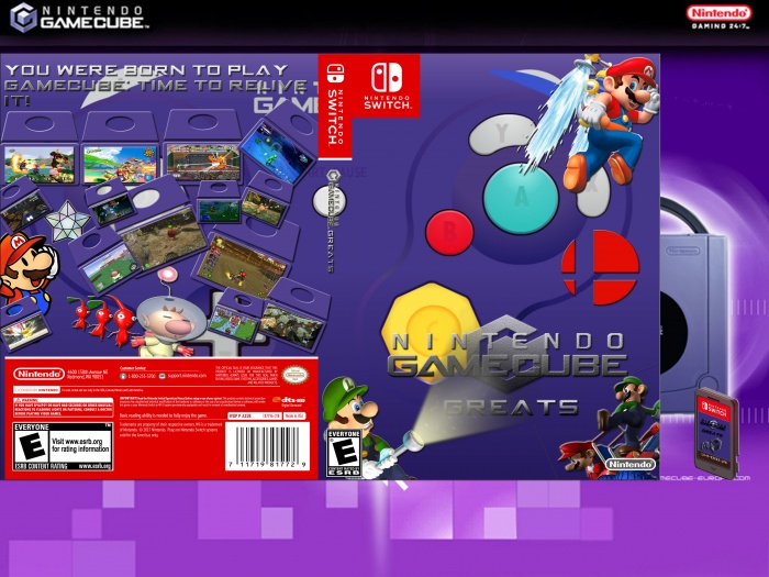 Nintendo Gamecube Greats (Switch) box art cover