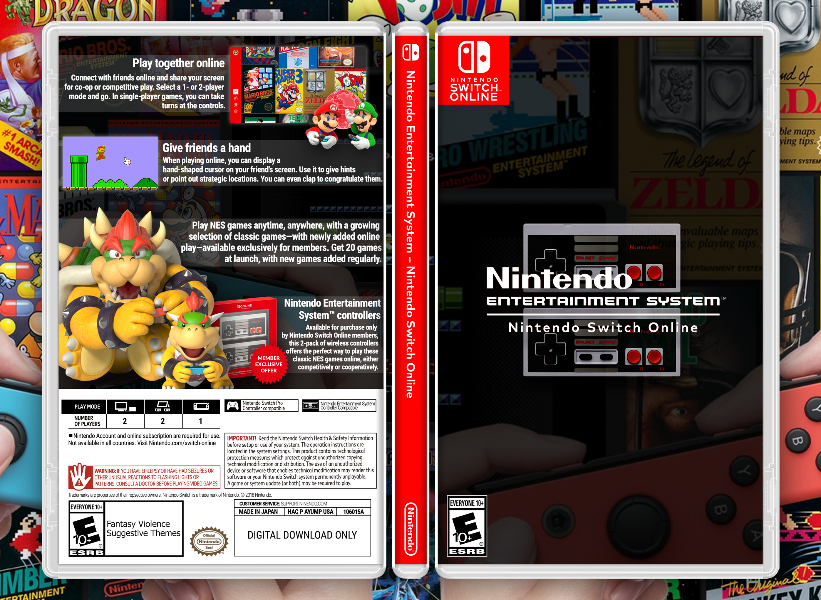 Nintendo Entertainment System - Online box cover