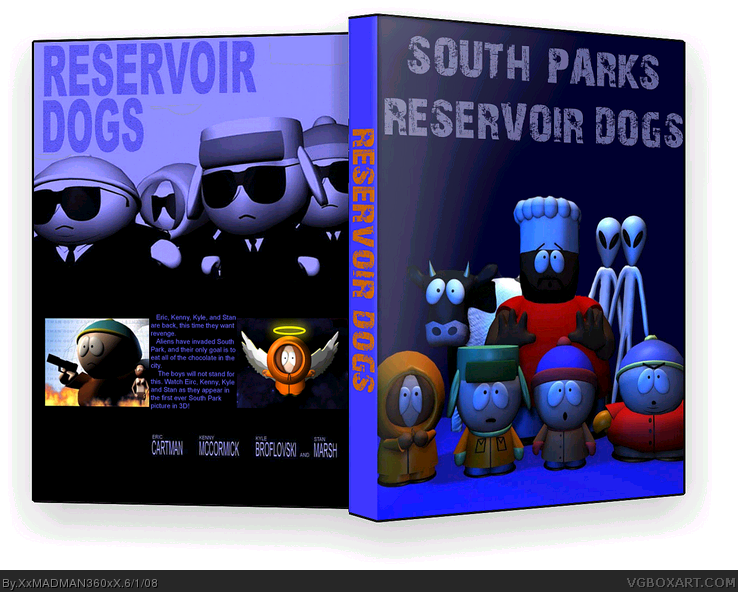 South Parks Reservoir Dogs box cover