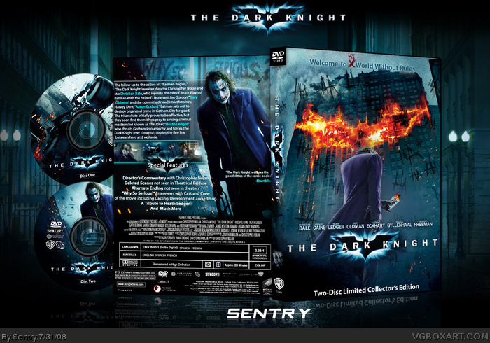The Dark Knight box art cover