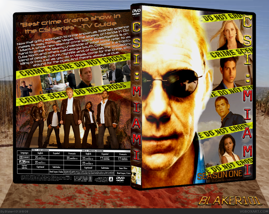 CSI: Miami box cover