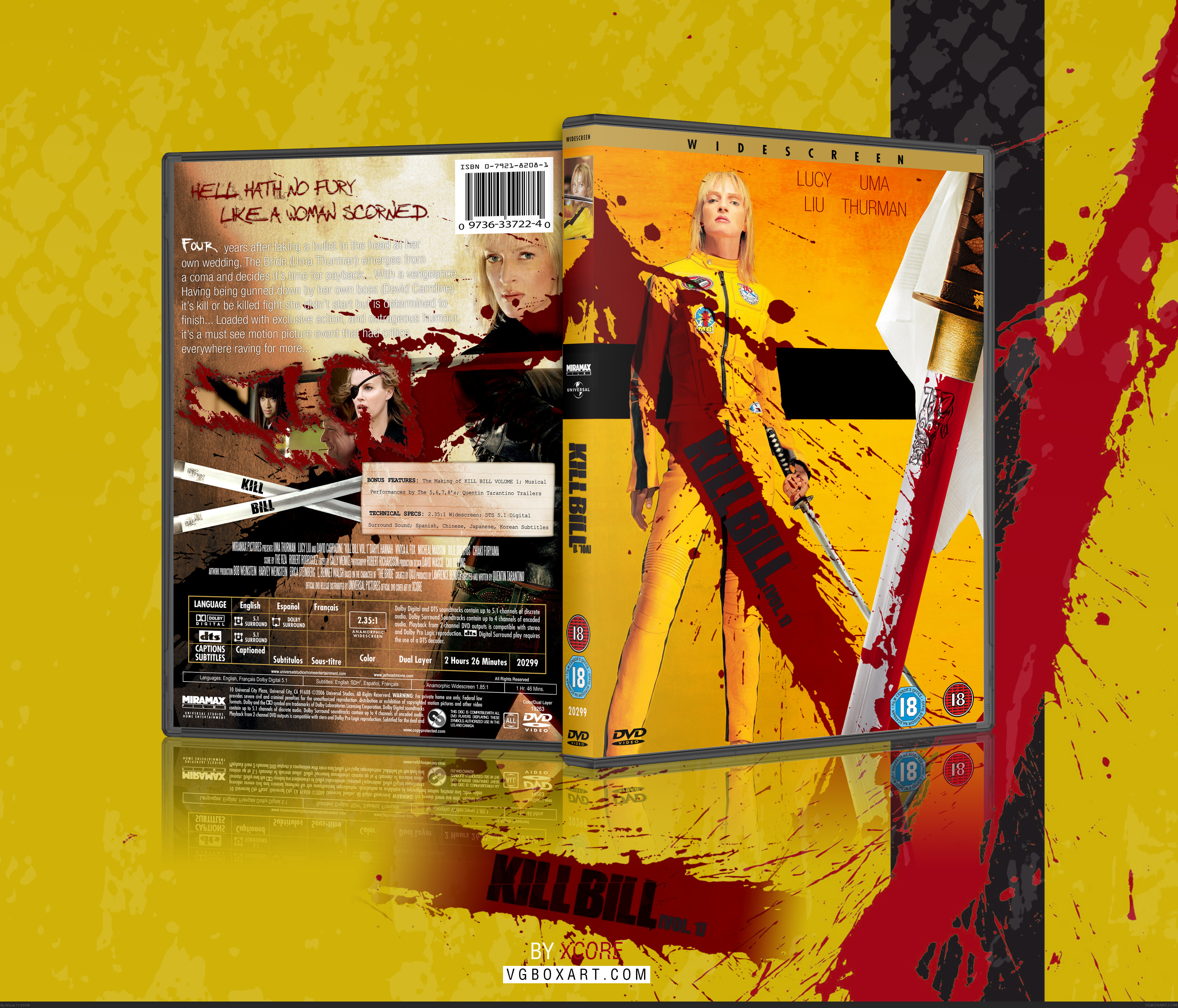 Kill Bill Vol. 1 box cover