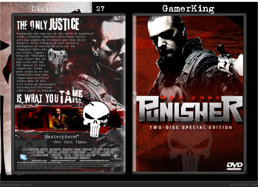 Punisher: War Zone box cover