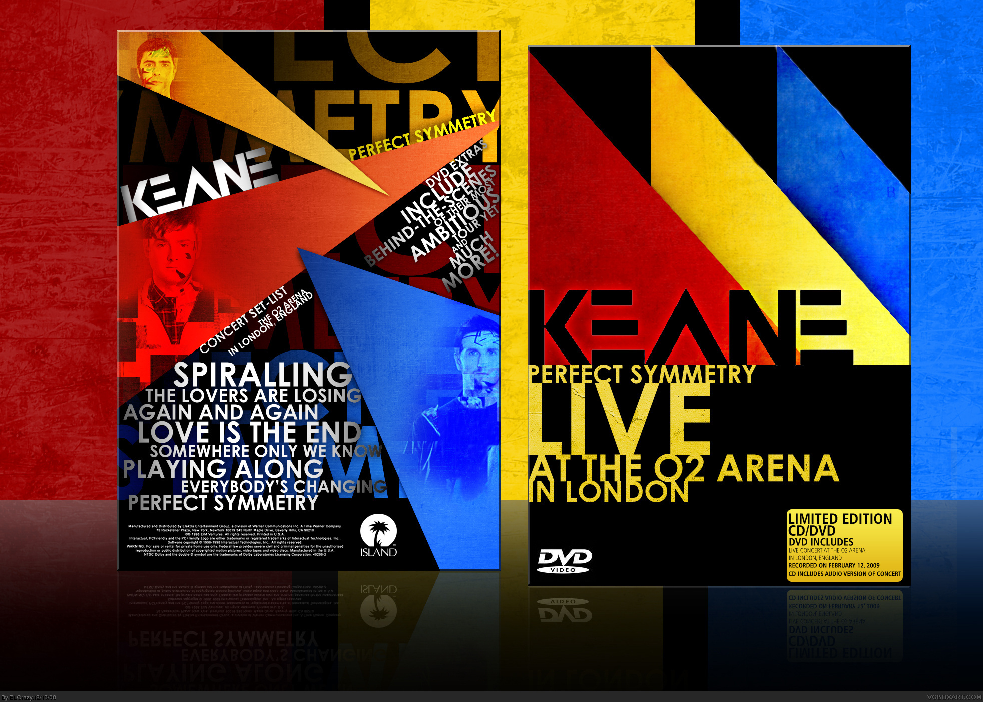 Keane: Perfect Symmetry Live at the O2 Arena box cover