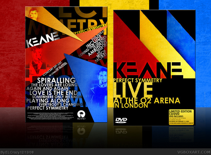 Keane: Perfect Symmetry Live at the O2 Arena box art cover