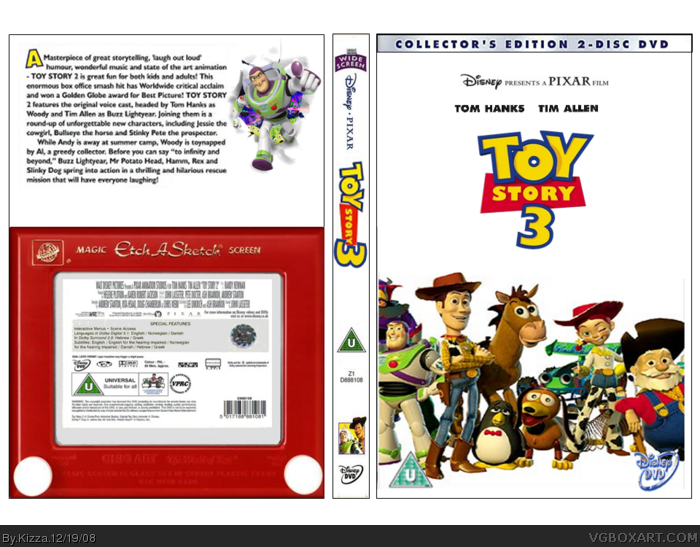Toy Story 3 box art cover