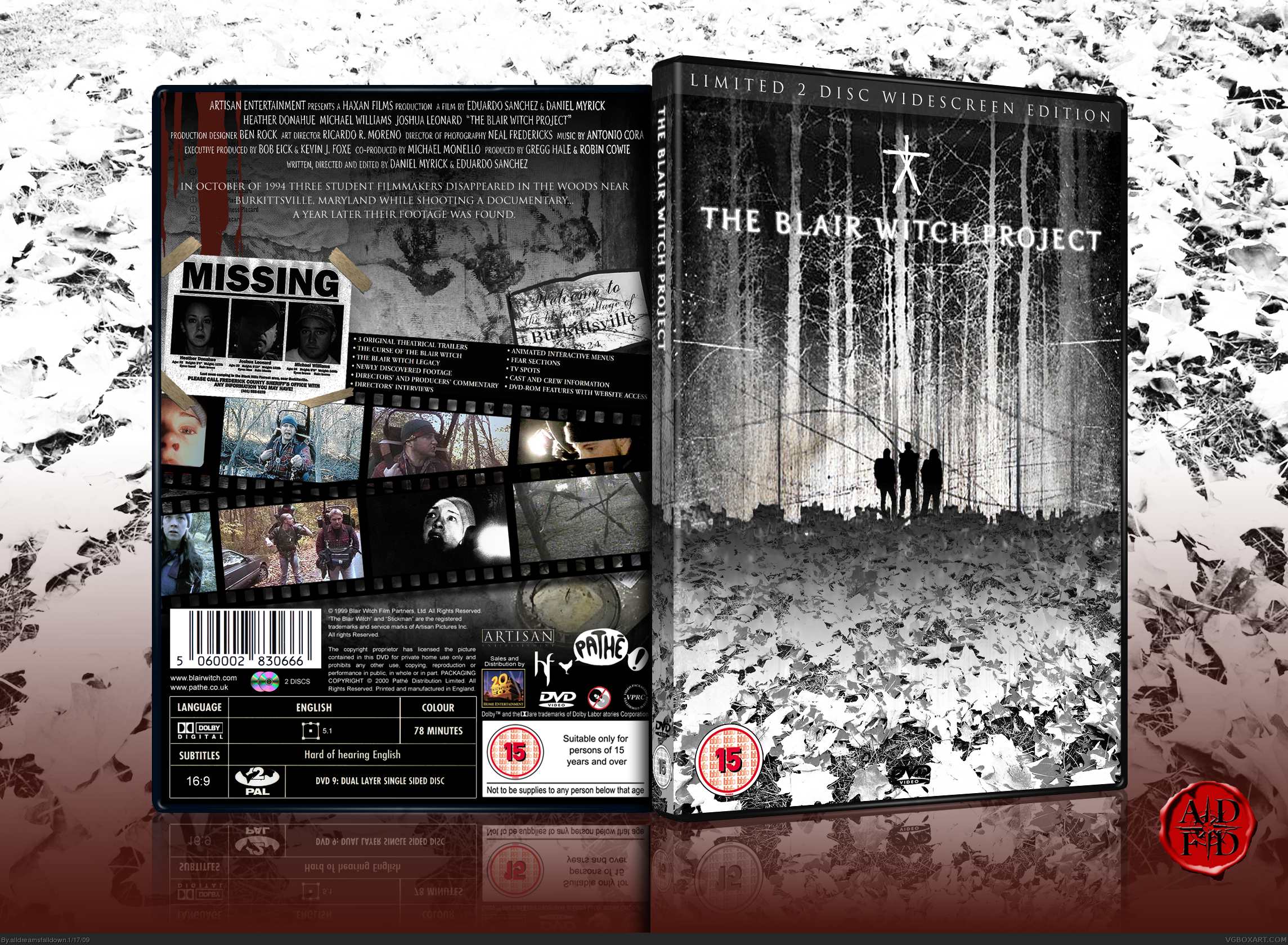 The Blair Witch Project box cover