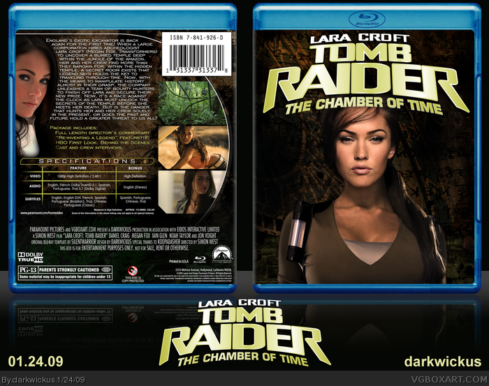 Tomb Raider: The Chamber Of Time box art cover