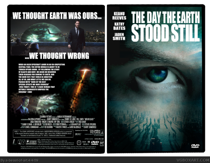 The Day the Earth Stood Still box art cover