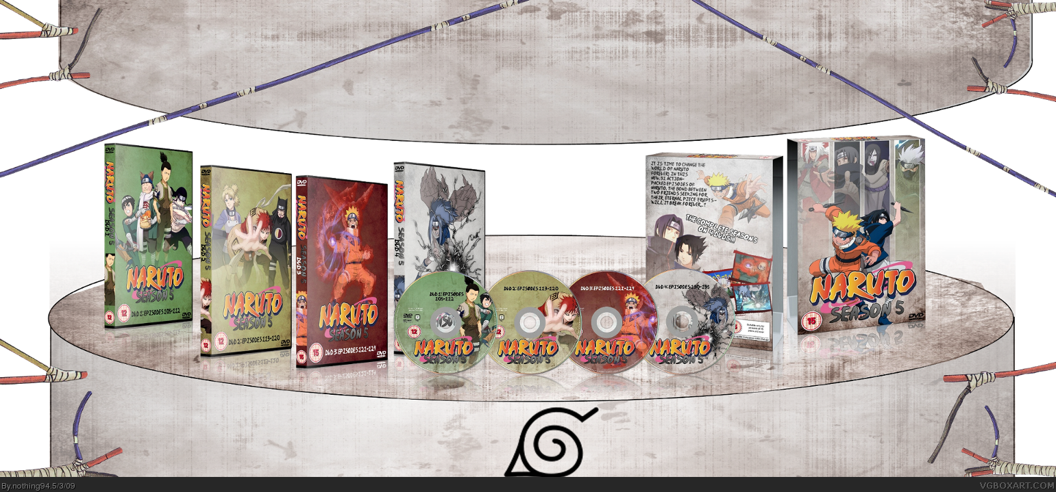Naruto Season 5 box cover