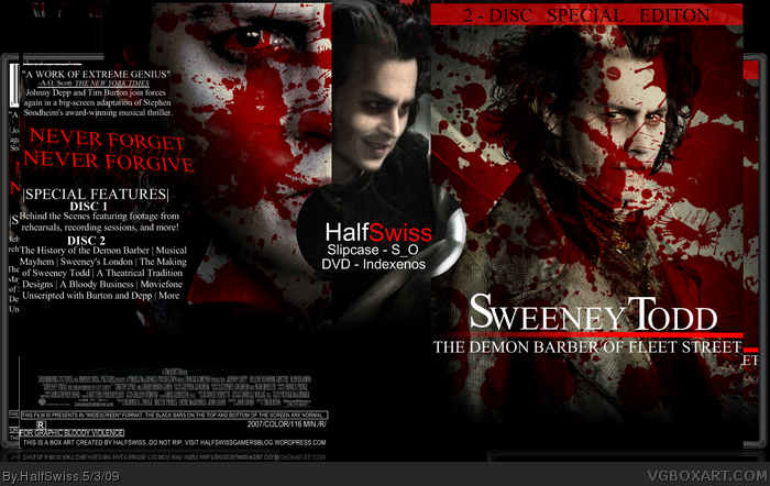 Sweeney Todd: The Demon Barber of Fleet Street box art cover
