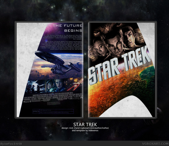 Star Trek box art cover