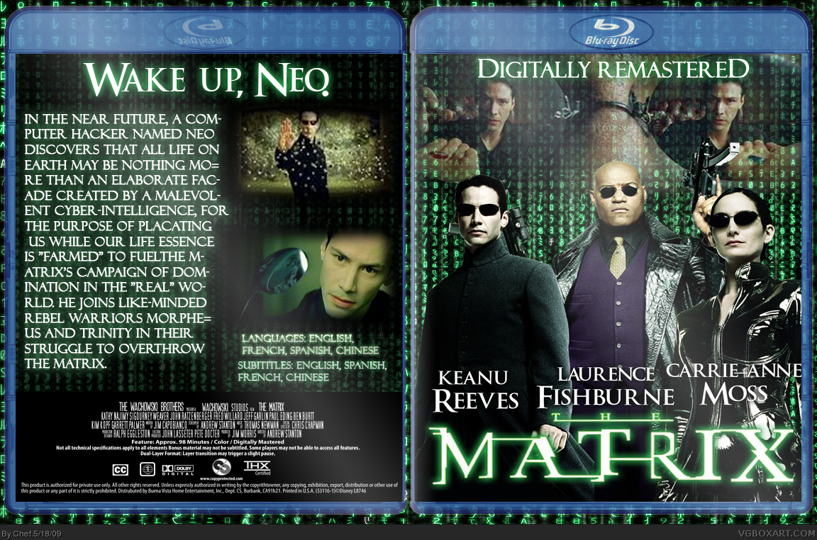 The Matrix box cover