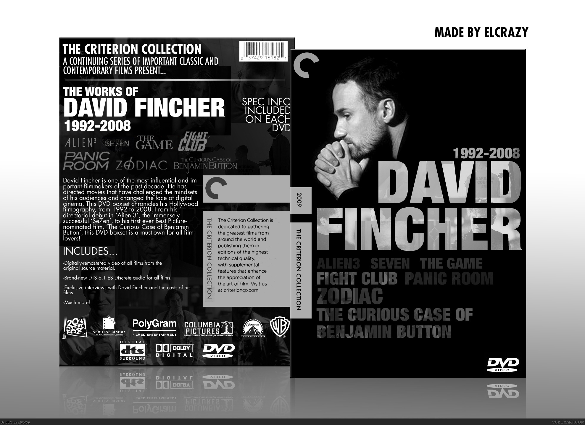The Works of David Fincher box cover