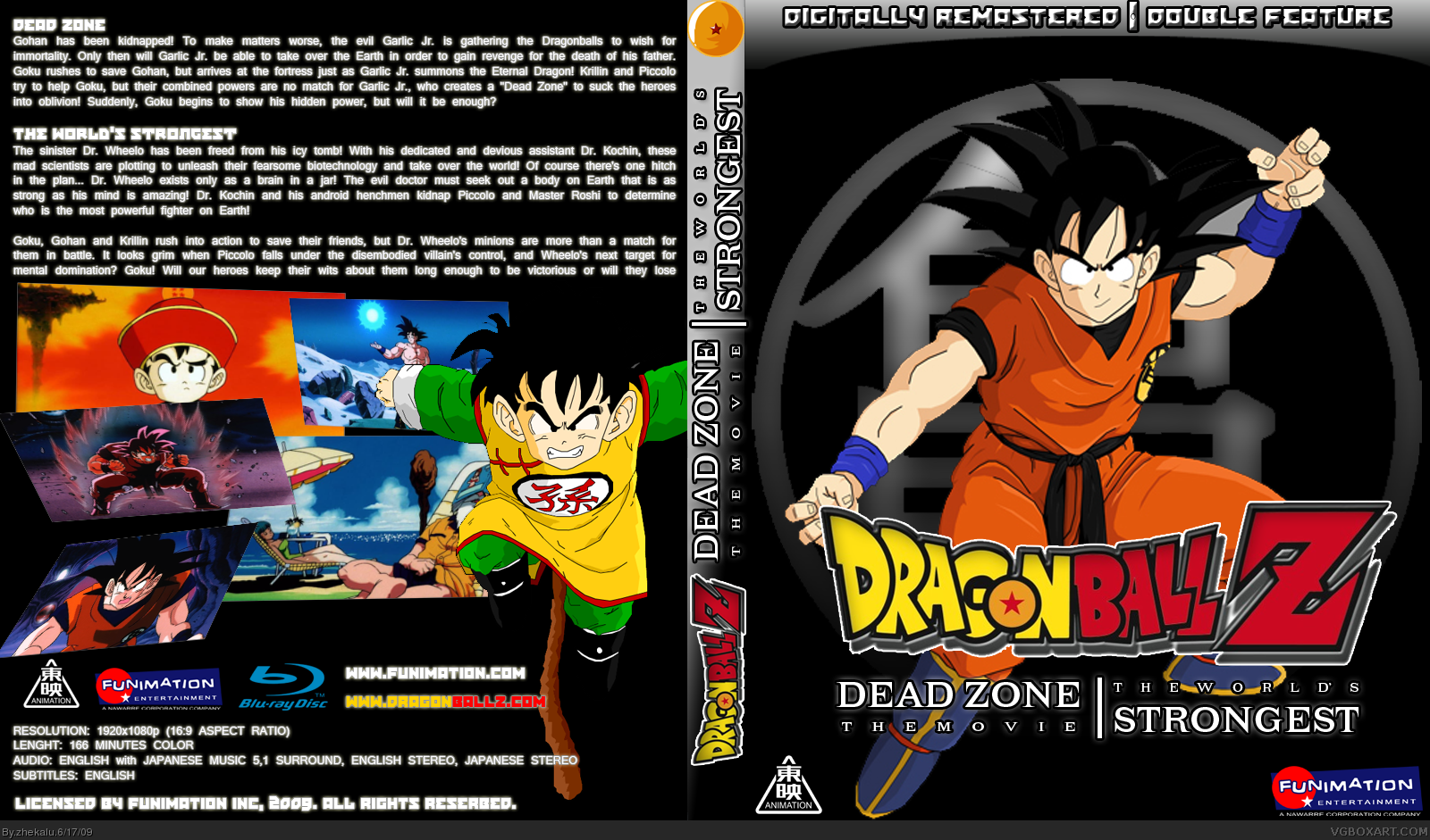 Dragon Ball Z: 1st Double Feature [Blu-Ray] box cover