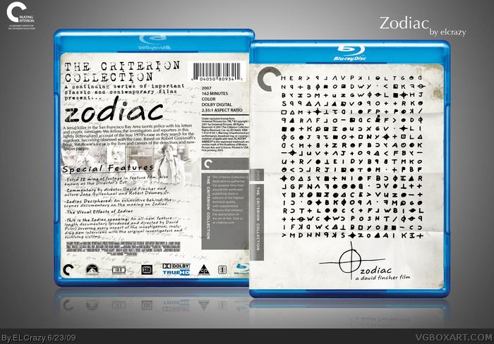 Zodiac box art cover