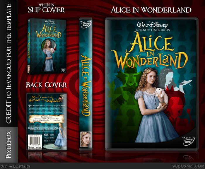 Alice in Wonderland box art cover