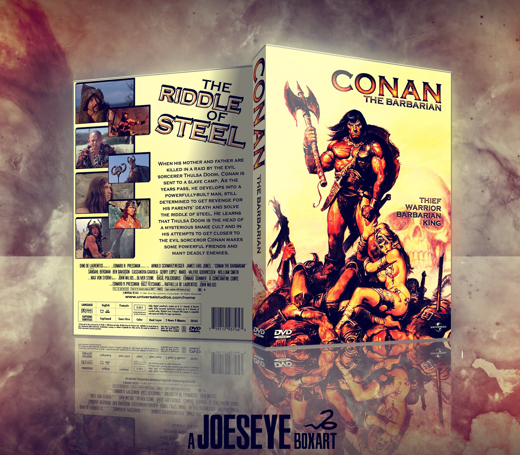 Conan the Barbarian box cover