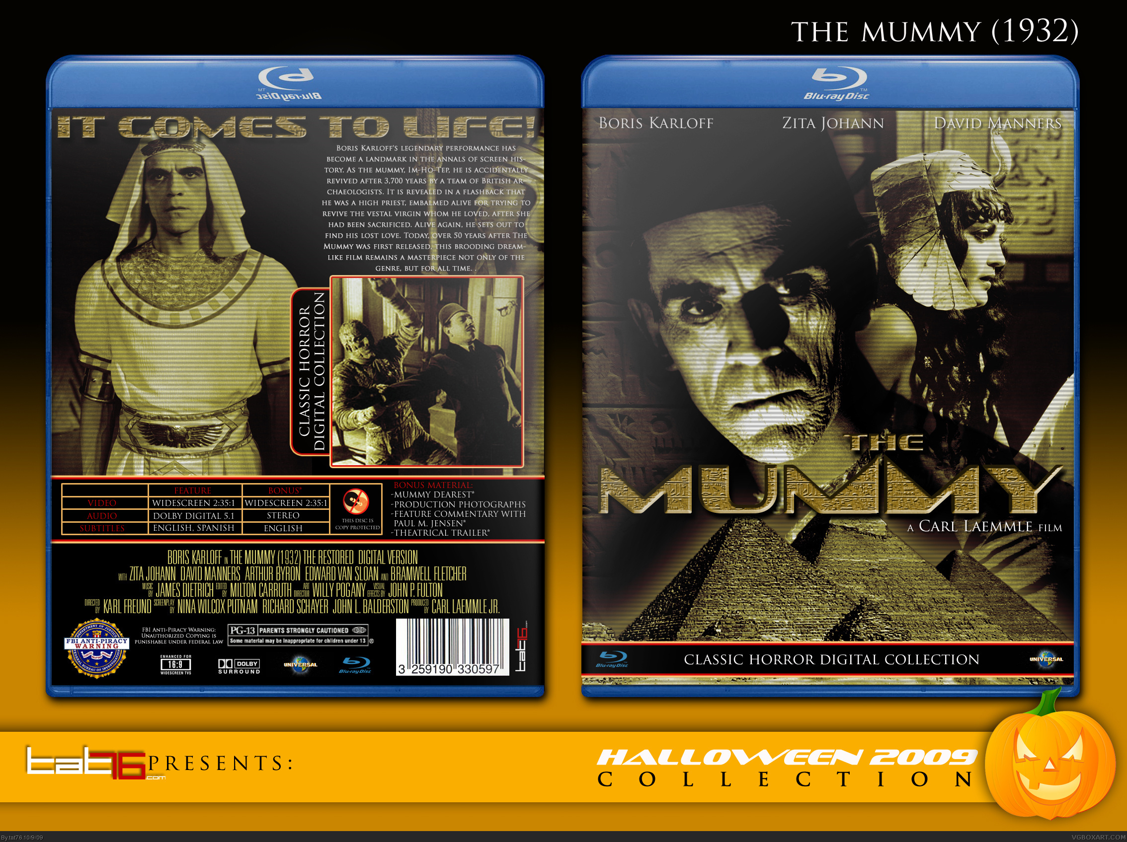 The Mummy (1932) box cover