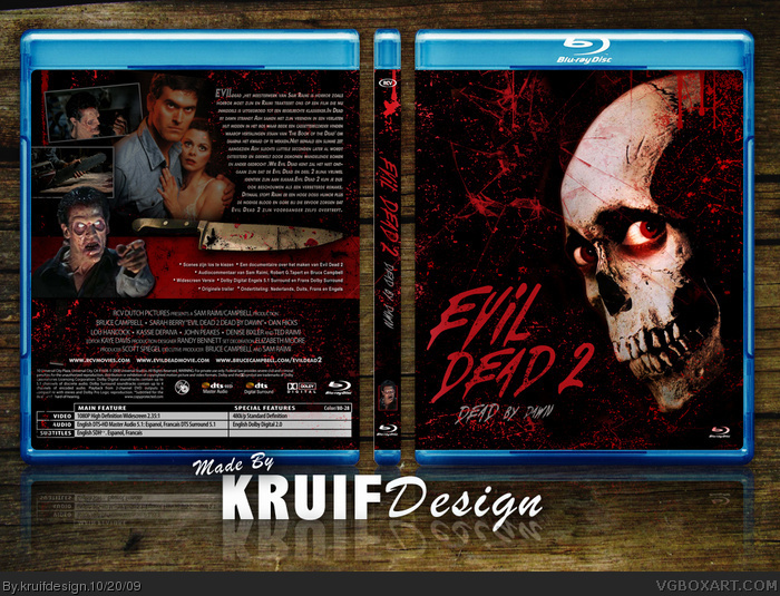 Evil Dead 2 Dead by Dawn box art cover
