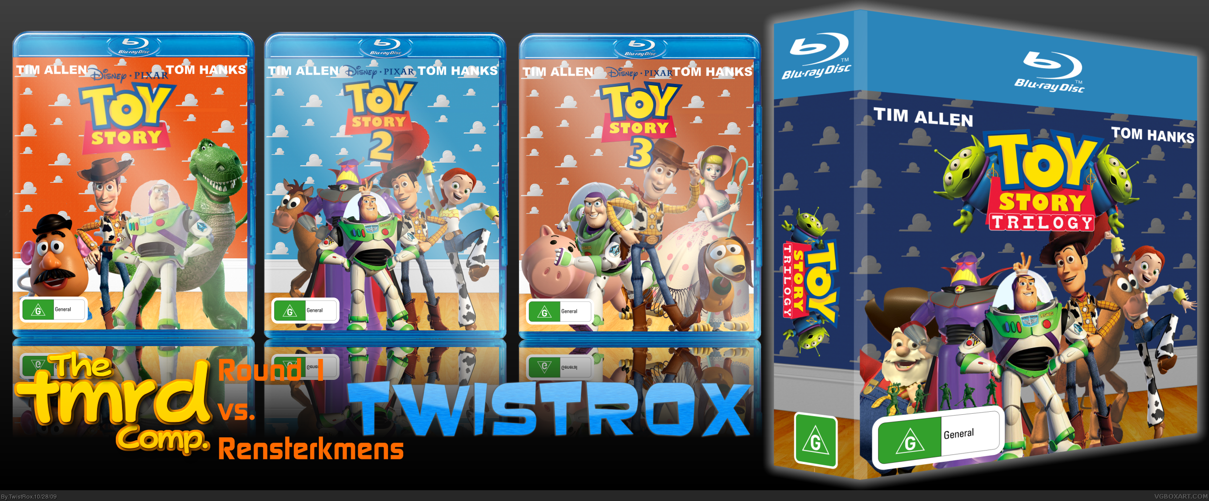Toy Story Trilogy box cover