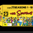 The Simpsons Seasons 1-10 Box (20 Years) Box Art Cover
