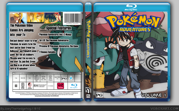 Pokemon Adventures Volume 1 box art cover