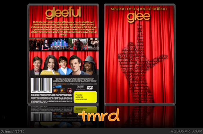 Glee: Season One, Special Edition box art cover