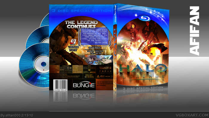 Halo Legends box art cover