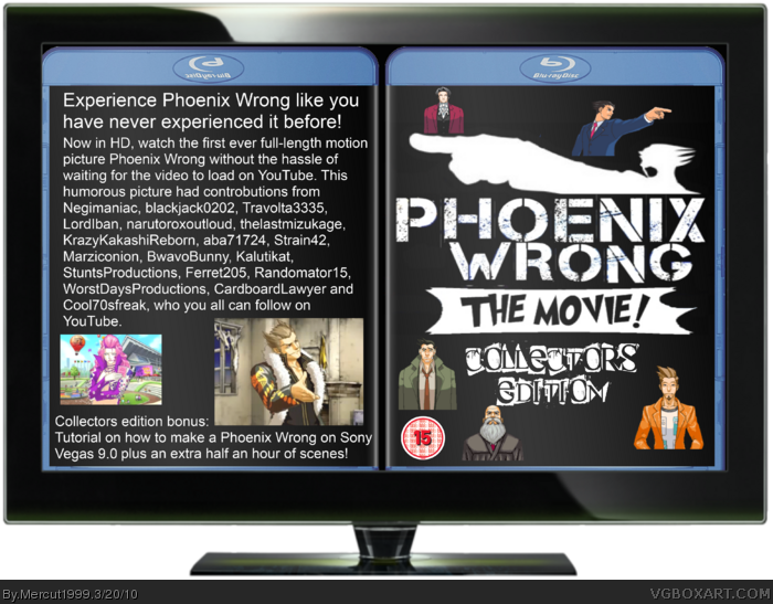 Phoenix Wrong The Movie Collecters Edition box art cover