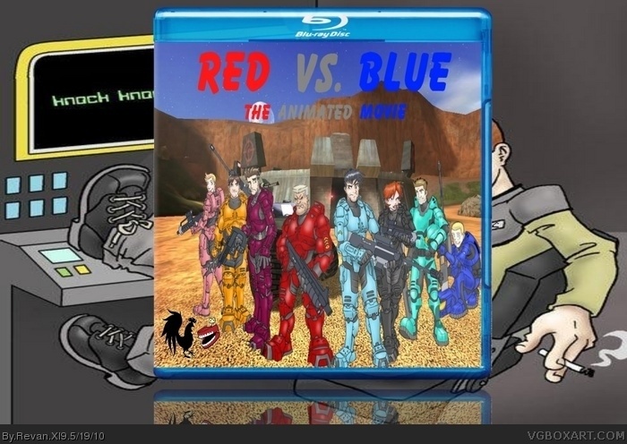 Red vs. Blue The animated movie. box art cover