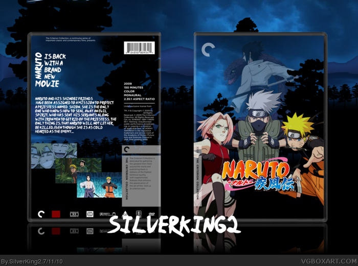 Naruto Shppuden: The Movie box art cover