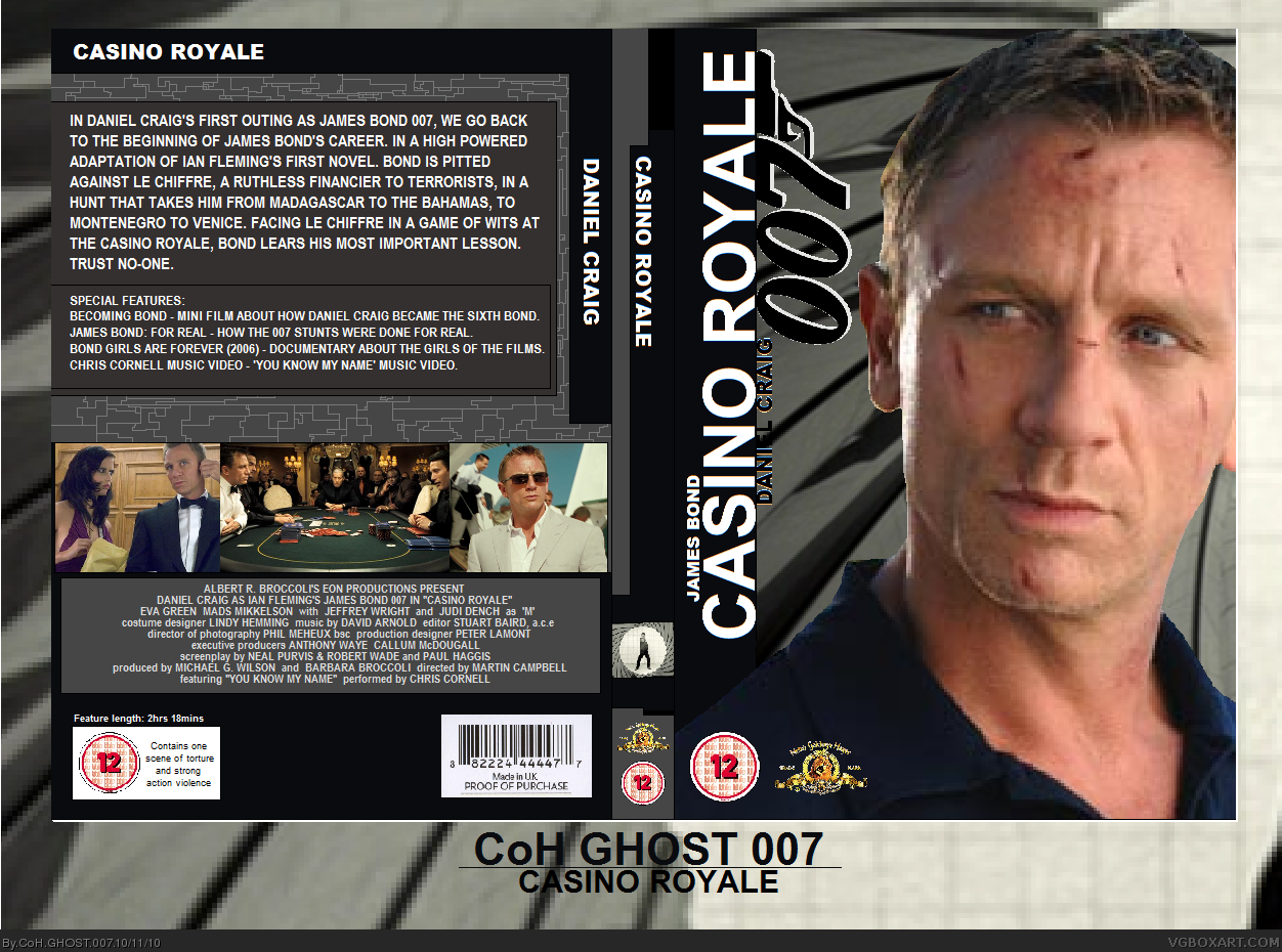Casino Royale - the new 007 DVD collection box cover