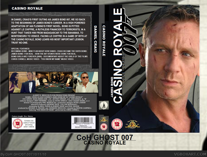 Casino Royale - the new 007 DVD collection box art cover