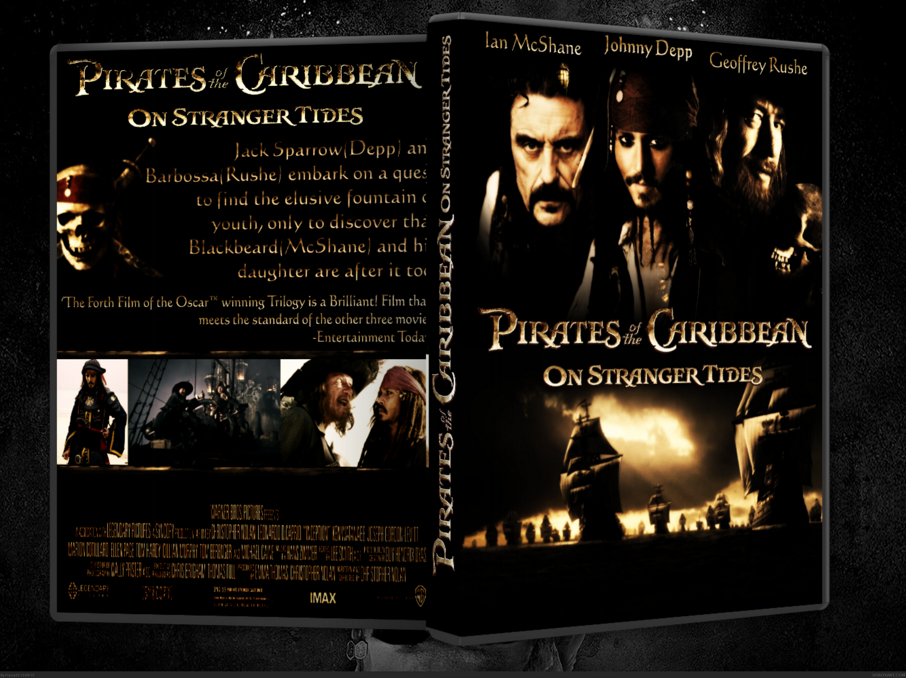 Pirates Of The Caribbean: On Stranger Tides box cover