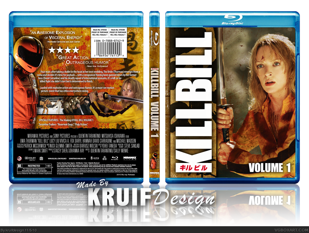 Kill Bill Vol. 1 box cover