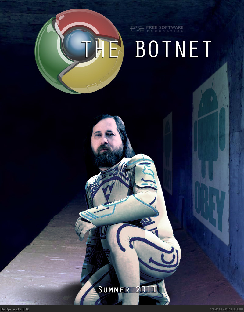 The Botnet - Starring Richard Stallman box cover
