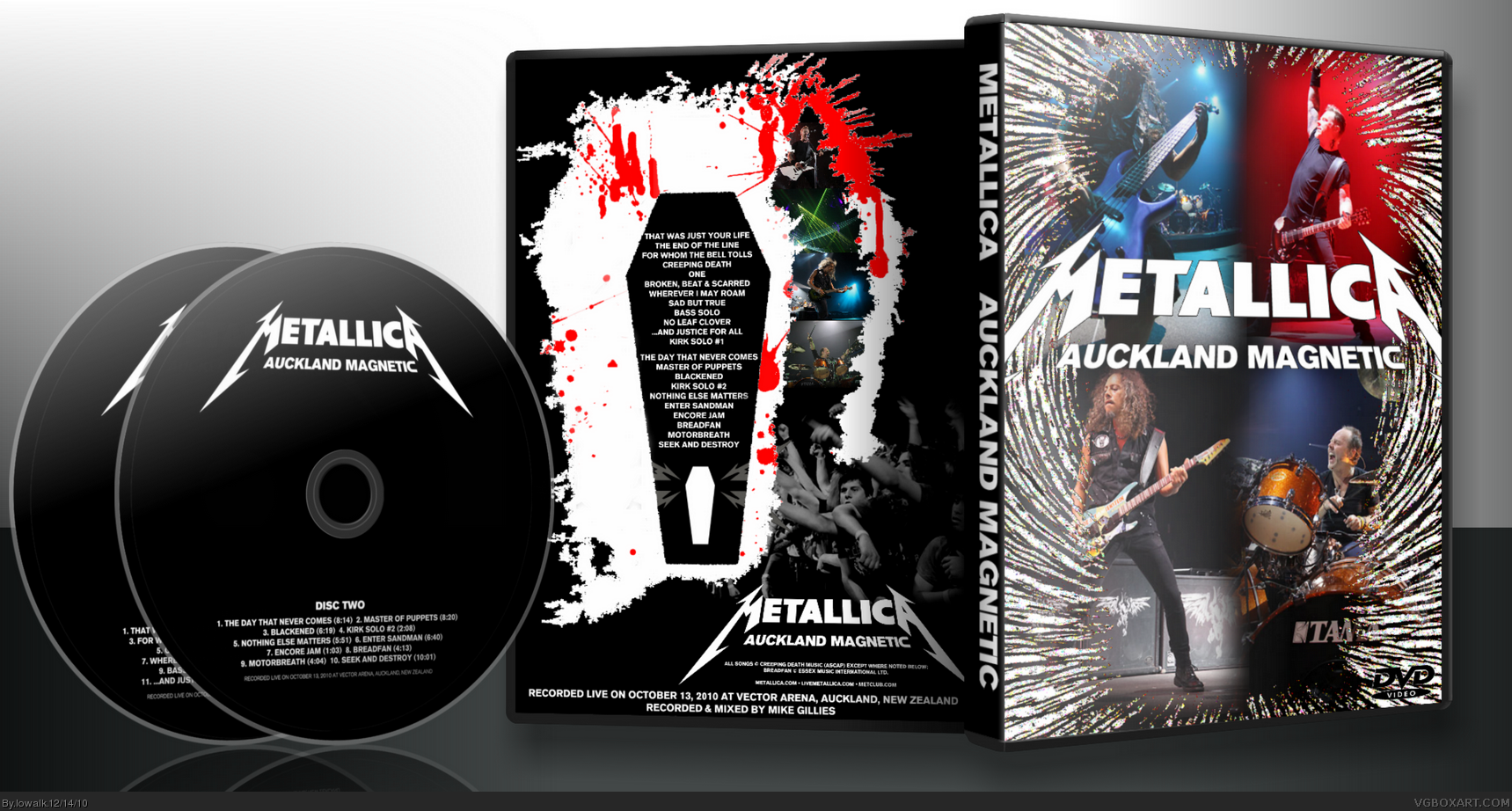 Metallica - Auckland Magnetic LIVE box cover