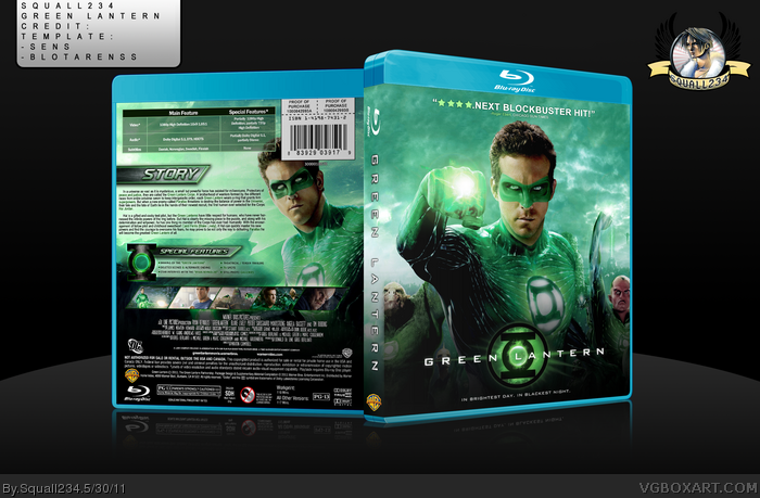 Green Lantern box art cover