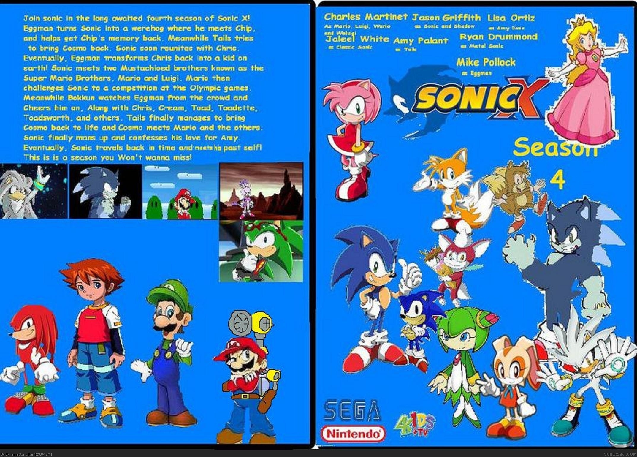 Sonic X Season 4 box cover