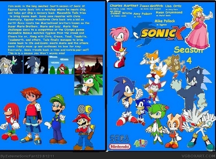Sonic X Season 4 box art cover