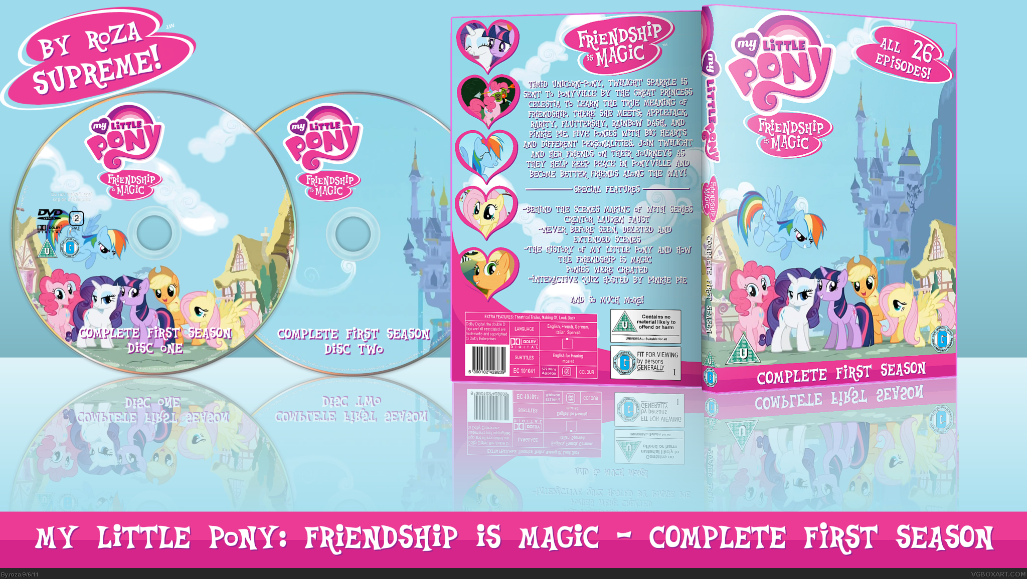 My Little Pony: Friendship is Magic Season One box cover