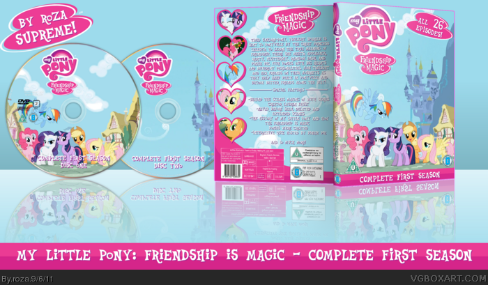 My Little Pony: Friendship is Magic Season One box art cover