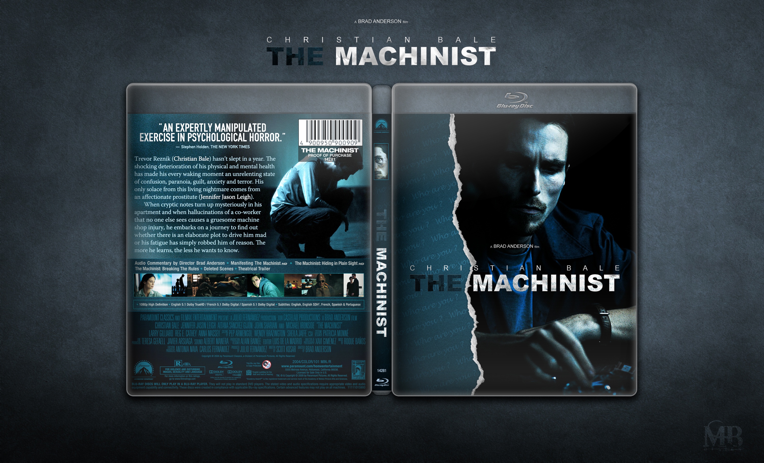 The Machinist box cover
