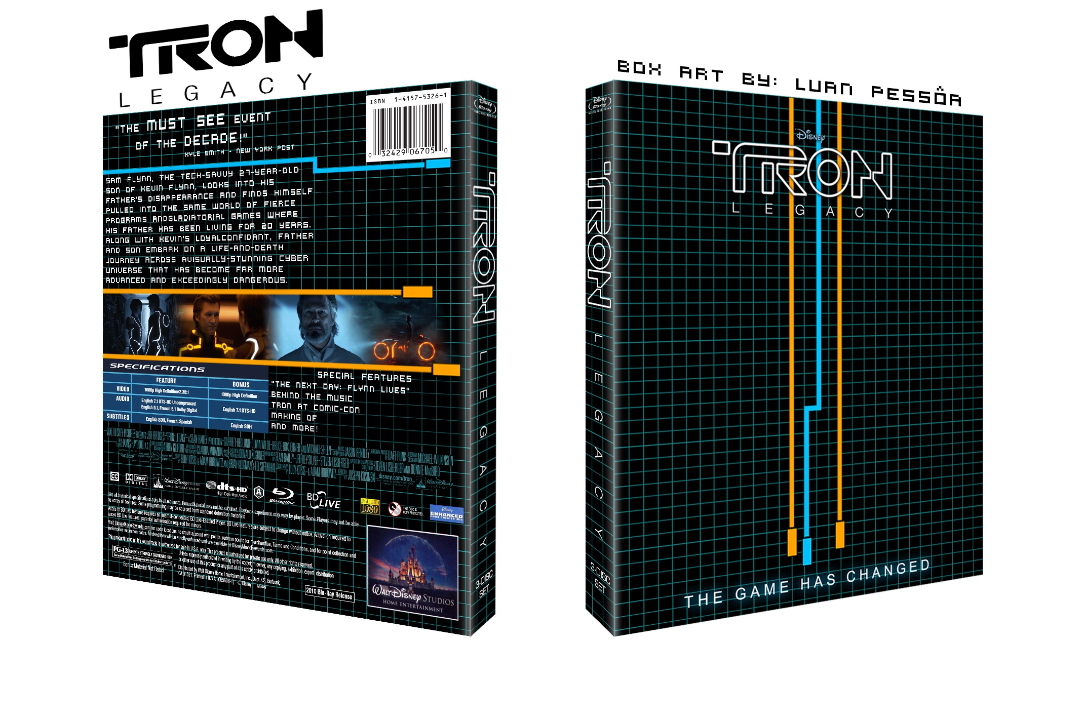 Tron: Legacy box cover