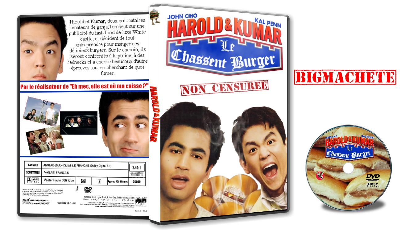 Harold & Kumar Chassent le Burger box cover