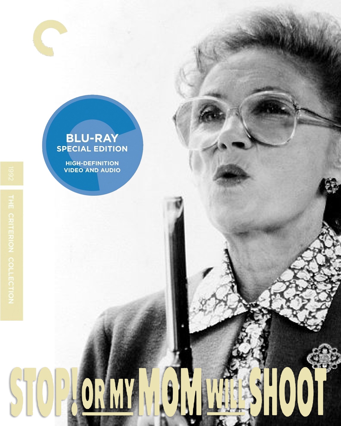 Stop! Or My Mom Will Shoot (Criterion Blu-ray) box cover