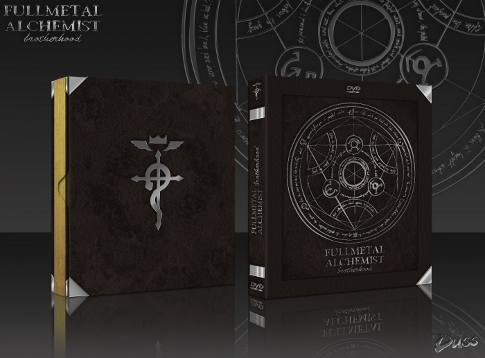 Full metal alchemist brotherhood box art cover